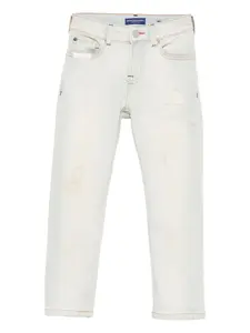 Джинсы с эффектом потертости Scotch & Soda Kids, синий