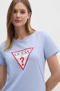 Футболка Guess из хлопка, синий