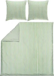 Двустороннее постельное белье нефритово-белого цвета 1x 200x200 см + 2x 80x80 см Erwin Müller