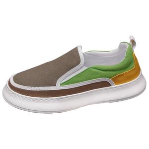 Дышащие низкие скейтерские кроссовки для увеличения роста TAFN, хаки