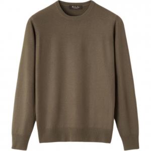 Свитер из кашемира для мужчин FW25 Loro Piana, field зеленый