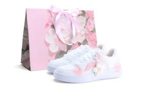 Кроссовки Low top для скейтборда для женщин, устойчивые к скольжению и истиранию, с амортизацией для катания на понтонных лодках LINING, розовый розовый