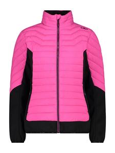 Гибридная куртка розового/черного цвета CMP