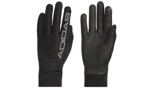 Искусственная кожа из полиуретана Хлопок Эластан Переработанный полиэстер Перчатки Унисекс Чёрный Adidas