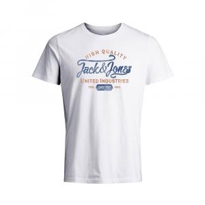 Футболка Jack & Jones 12261636 Blulouie, белый