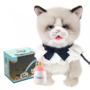 Lick Meow, плюшевые реалистичные кошки плюшевые куклы высота 33cm CU MATE C