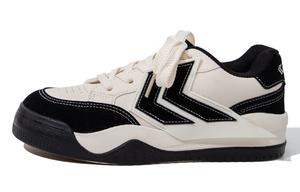 Кеды, скейтборд обувь женская низкая бежевый/черный Feiyue