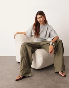 Топ со складками ARRANGE серого цвета