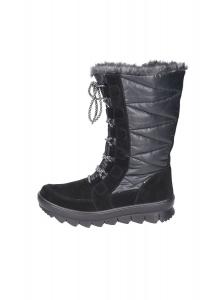 Замшевые/текстильные ботинки legero, черный