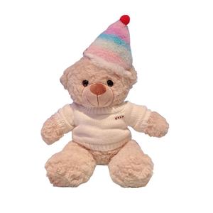 Плюшевая кукла Birthday Bear высотой 35 см ZOCO, белый