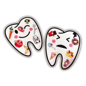 Зубы, деревянная головоломка, гигиена полости рта, здоровые зубы Inna marka