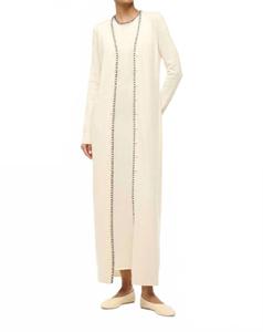 Моррисон Кардиган в цвете слоновая кость/темно-синий STAUD