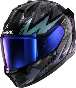 Шлем Shark d-skwal 3 blast-r, Black/Green/Blue