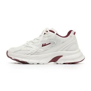 WARRIOR Устойчивые к истиранию, дышащие, нескользящие, низкие, массивные кроссовки, женские, белые, бордовые