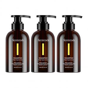 Шампунь для контроля жирности и объема с имбирным маслом глубокое очищение стойкий аромат против пушистости 300 мл FicceCode