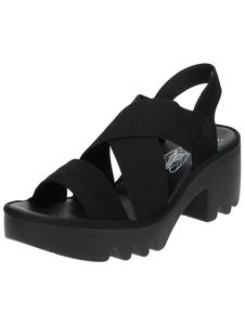 Босоножки на высоком каблуке FLY LONDON Strap Sandals, черный