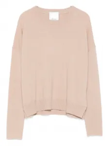 Кашемировый свитер с круглым вырезом ALLUDE, нейтральный