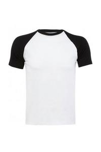 Футболка с короткими рукавами и контрастным принтом SOL'S, белый