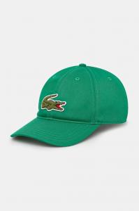 Кепка с козырьком Lacoste, зеленый