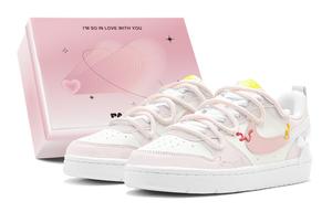 Court Borough GS Couple's, с четырехлистным клевером, бант, милый, сладкий стиль, удобный и универсальный Nike, розовый