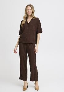 Блузка на пуговицах FRATEL SH 2 Fransa, коричневый