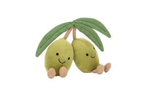JELLYCAT Плюшевая кукла Gourmet Collection Fruit Olive высотой 11 см