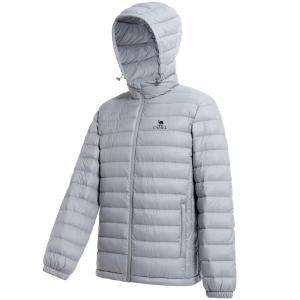 Пуховик из коллекции Warm Fleece для мужчин CAMEL, серый