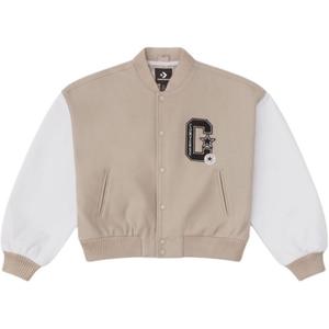 Converse Бейсбольная куртка женская коричневая, Brown
