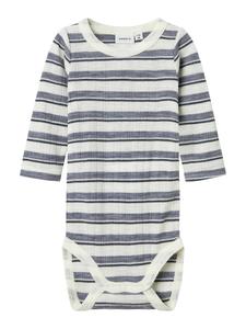 Комбинезон/боди NAME IT NBMWang, пыльно-синий/темно-синий/белый