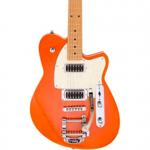 Электрогитара Reverend Flatroc Roasted Maple Fingerboard Rock Orange