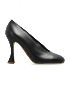 Кожаные туфли-лодочки Moschino, черный