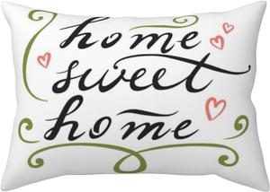 Pevtufa Наволочки Home Sweet Home с цветочным принтом Home Sweet Home Floral