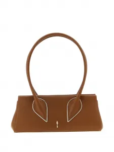 Сумка на плечо Venus из кожи кордии Christian Louboutin, коричневый