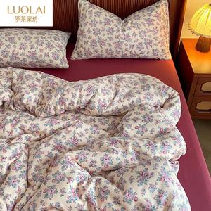 LUOLAI HOME Комплект постельного белья 1,5 м, 4 предмета, простыня