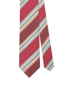 Галстук Robert Mogador Stripes Best of Class Robert Talbott, красный