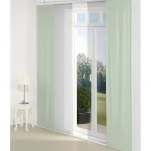 Штора-шарнир Berwick, панельная, 1 шт. Wirth, зеленый