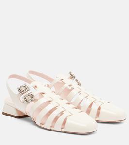 Кожаные сандалии Mini Très Vivier 25 Roger Vivier, Cire