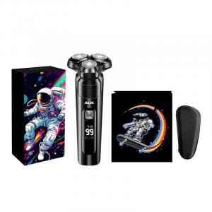 Поворотная бритва 338 для мытья всего тела мужская электрическая перезаряжаемые вертикальная смарт AUX