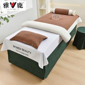 Yalu Комплект постельного белья, 80x190 см, простыня, наволочки, пододеяльник, цвет темно-зеленый