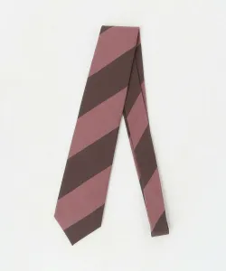 Цветной широкий полковой галстук United Arrows, цвет Pink