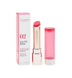 Clarins, Масло-бальзам для губ, Lip Balm, 02 Flash Pink, 3 мл