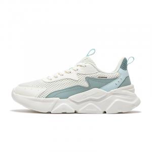 361° Женские легкие дышащие низкие кеды Abrasion Resistant устойчивые к истиранию Feather White Light Smoke Green, цвет Feather White/Light Smoke Green