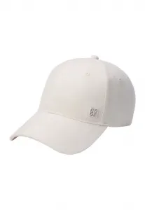 Бейсболка унисекс с эмблемой и фурнитурой Calvin Klein, White Alyssum