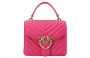 PINKO Розовая женская сумка из овчины