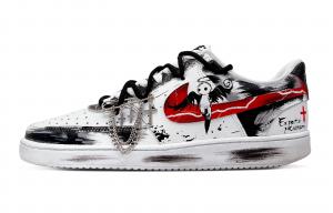 Nike Кроссовки Court Vision 1 с низким верхом, устойчивые к истиранию, унисекс, черно-красные