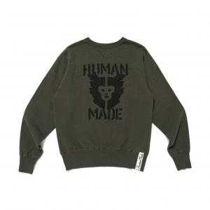 Свитшот с принтом Tsuriami HUMAN MADE, зеленый