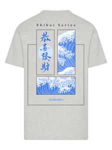 Рубашка F4NT4STIC Shibui Series Japan Streetstyle, Mottled Grey