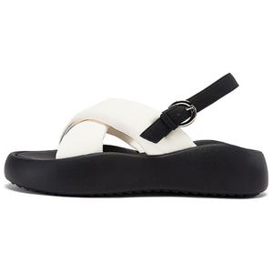 DAPHNE Женские сандалии на одной застежке 4 см экрю, цвет Ecru