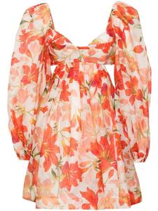 ZIMMERMANN платье мини Tranquility, оранжевый