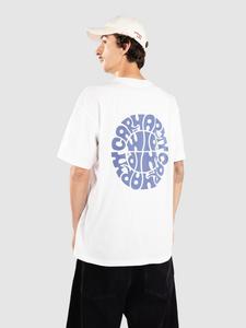 Футболка Carhartt WIP Jazzy T-Shirt, white/blue iris